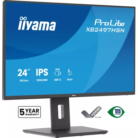 Ecran IIYAMA 24'' Ultra mince Noir IPS 1920x1080 100Hz… | MonPC.Store