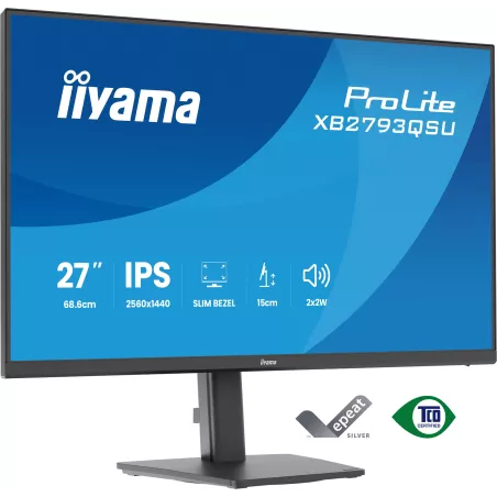 Ecran IIYAMA 27" dalle IPS ULTRA MINCE 2560x1440 16:9… | MonPC.Store