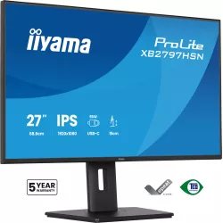 Ecran IIYAMA 27" Noir Ultra mince IPS 16:9 1920x1080… | MonPC.Store