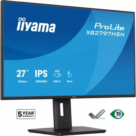Ecran IIYAMA 27" Noir Ultra mince IPS 16:9 1920x1080… | MonPC.Store