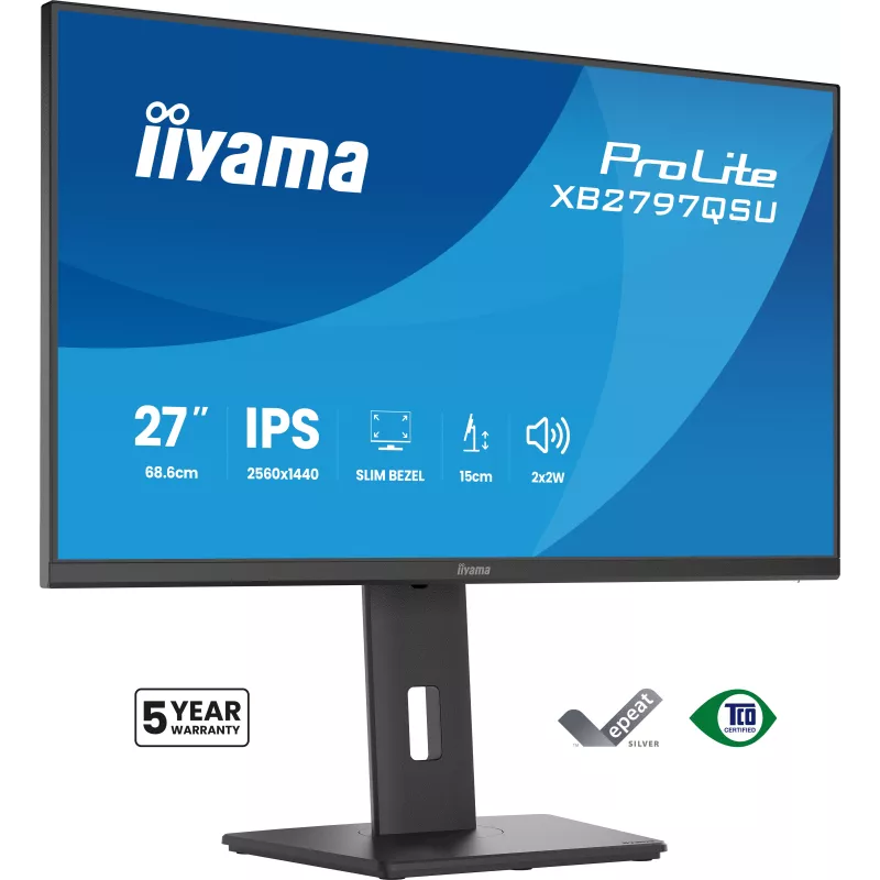 Ecran IIYAMA 27" Noir Ultra mince dalle IPS 16:9… | MonPC.Store