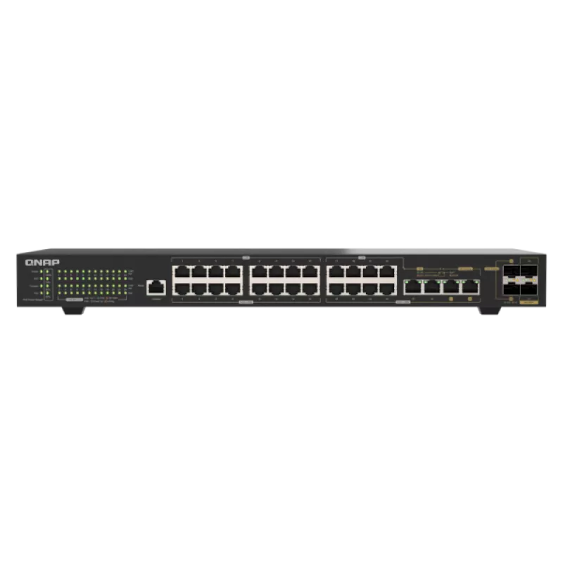 Switch Qnap QSW-M2130P-2C2S26T 24x 2.5GbE RJ45 PoE +… | MonPC.Store