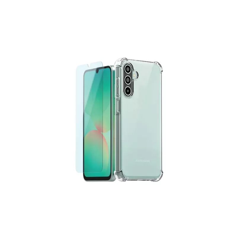 Pack coque transparente + verre trempé Designed for… | MonPC.Store