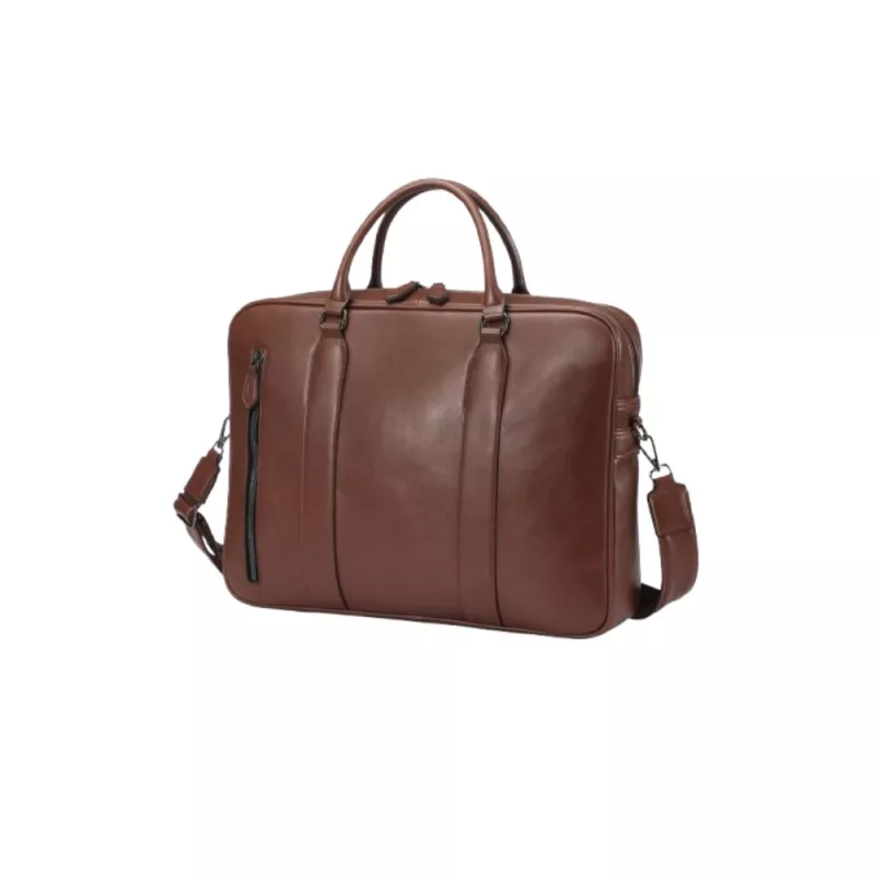 Sacoche PC ELEGANCE 16'', PU marron | MonPC.Store