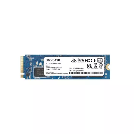 Synology - SNV3410-400G SSD 400Go M.2 NVMe 2280 Interne | MonPC.Store