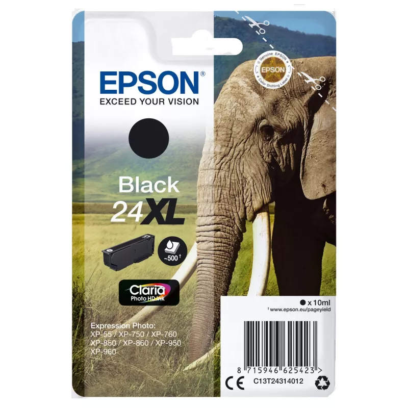 EPSON Cartouche Eléphant 24XL Encre Claria Photo HD… | MonPC.Store
