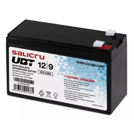 SALICRU BATTERIE UBT 12V/9Ah Technologie AGM Faible… | MonPC.Store