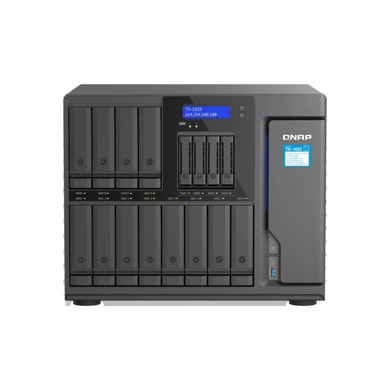 Serveur Nas Qnap TS-1655-8G - C5125 Intel Atom 2.8 GHz… | MonPC.Store