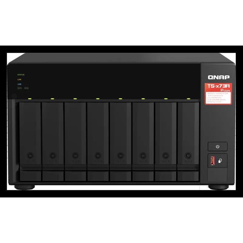 Serveur Nas Qnap TS-873A-8G Tour | MonPC.Store