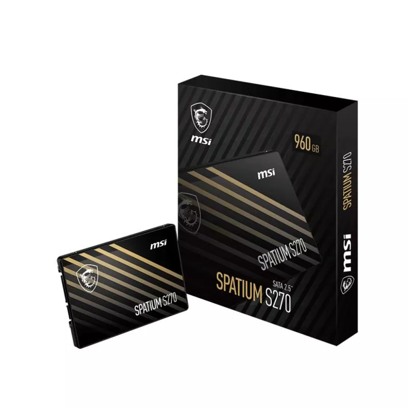 MSI SPATIUM S270 SATA 2.5 960GB disque SSD 960 Go 2.5"… | MonPC.Store
