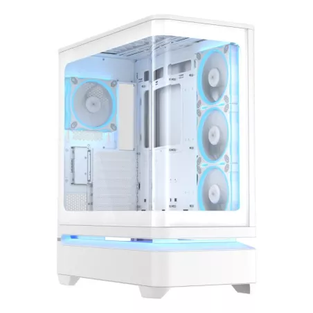 ASUS PRIME AP304 TG ARGB WHITE boîtier PC Mini-ITX ATX micro ATX blanc - Boîtier PC