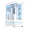 ASUS PRIME AP304 TG ARGB WHITE boîtier PC Mini-ITX ATX micro ATX blanc - Boîtier PC