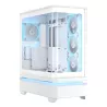ASUS PRIME AP304 TG ARGB WHITE boîtier PC Mini-ITX ATX micro ATX blanc - Boîtier PC