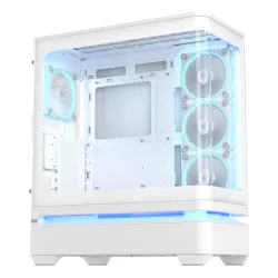 ASUS PRIME AP304 TG ARGB WHITE boîtier PC Mini-ITX ATX micro ATX blanc - Boîtier PC