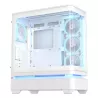 ASUS PRIME AP304 TG ARGB WHITE boîtier PC Mini-ITX ATX micro ATX blanc - Boîtier PC