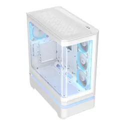 ASUS PRIME AP304 TG ARGB WHITE boîtier PC Mini-ITX ATX micro ATX blanc - Boîtier PC