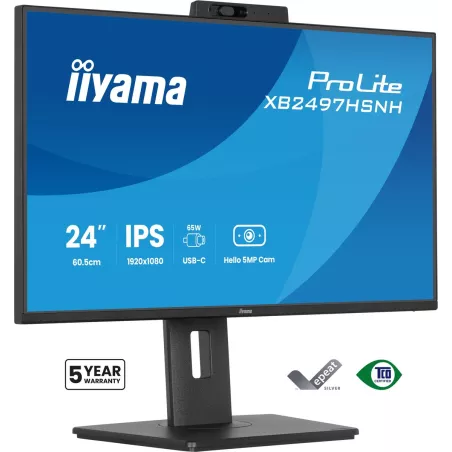 ECRAN 23.8 IIYAMA Noir dalle IPS avec Webcam et… | MonPC.Store