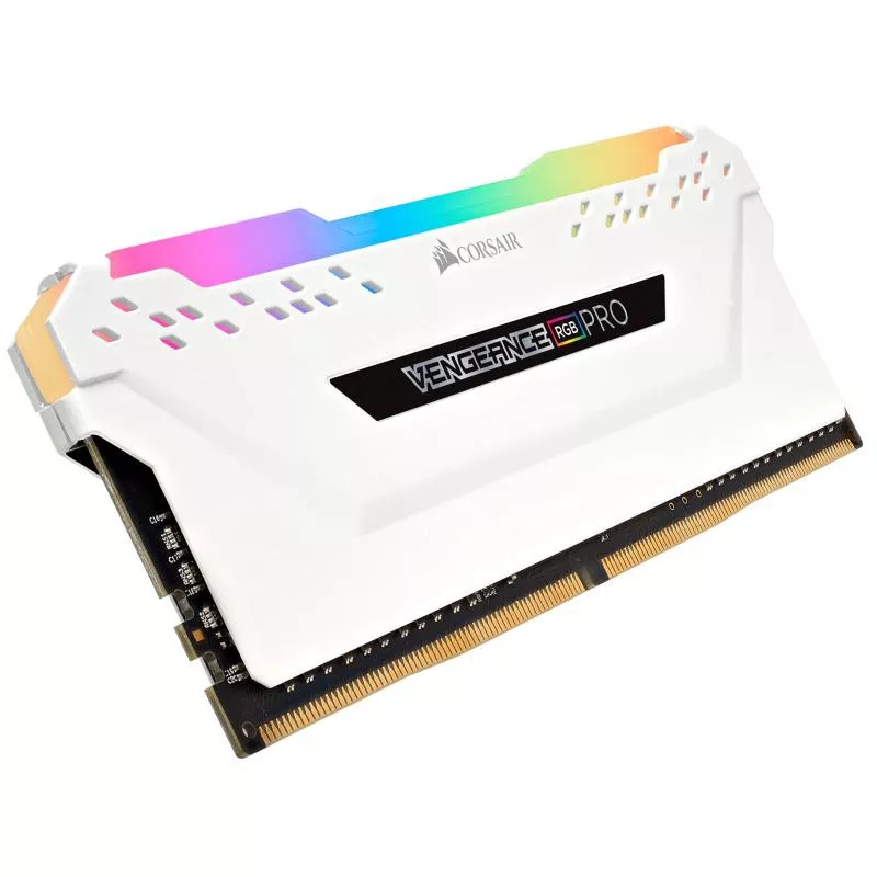 CORSAIR VENGEANCE RGB PRO D4 3600 16G (2x8G) Blanc | MonPC.Store