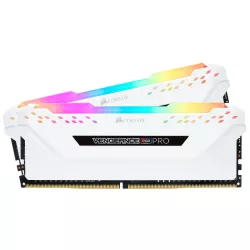CORSAIR VENGEANCE RGB PRO D4 3600 16G (2x8G) Blanc | MonPC.Store