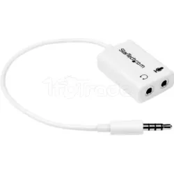 Adaptateur 2 x jack 3,5 (Mirco + Casque) vers 1 x Jack… | MonPC.Store