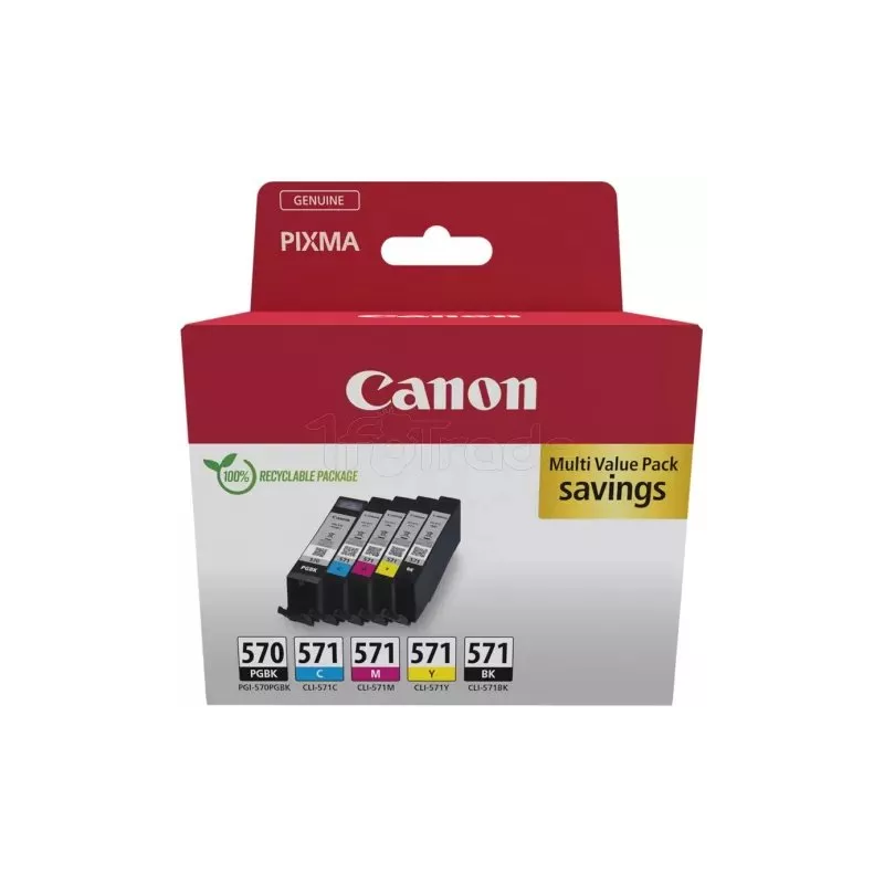 Pack 2 cartouches d'encreCanonPGI-570BK XL (Noir) | MonPC.Store