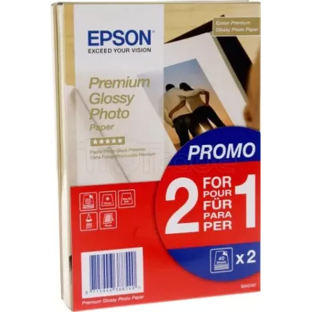 Papier PhotoEpsonPremium glacé 255g/m² - 80 feuilles… | MonPC.Store