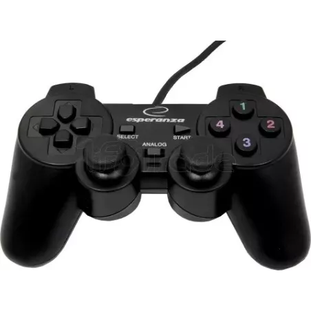 Manette de jeuEsperanzaWarrior pour PC (Noir) | MonPC.Store