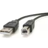 Cable USB 2.0Gembirdtype AB M/M - 1,80m (Noir) | MonPC.Store