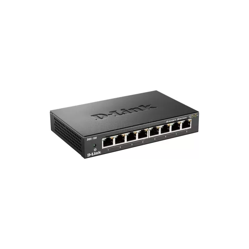 Switch réseau ethernet GigabitD-LinkDGS-108 - 8 ports | MonPC.Store