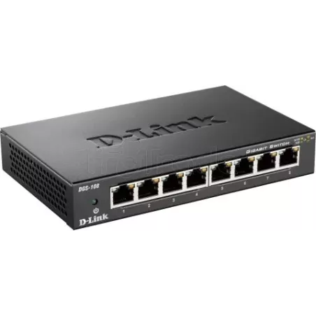 Switch réseau ethernet GigabitD-LinkDGS-108 - 8 ports | MonPC.Store