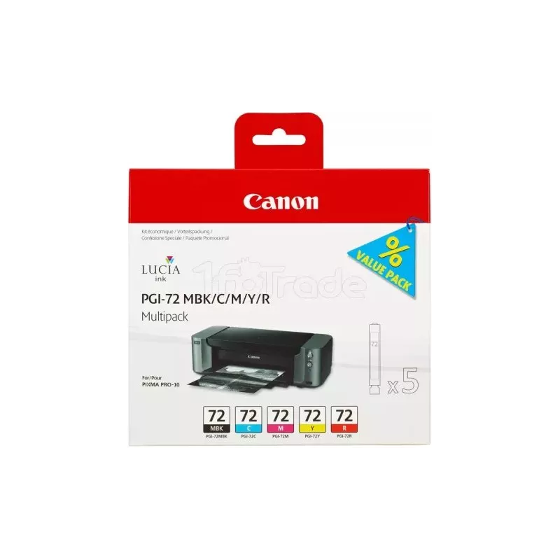 Pack 5 cartouches d'encreCanonPGI-72 (Couleurs + Noir… | MonPC.Store