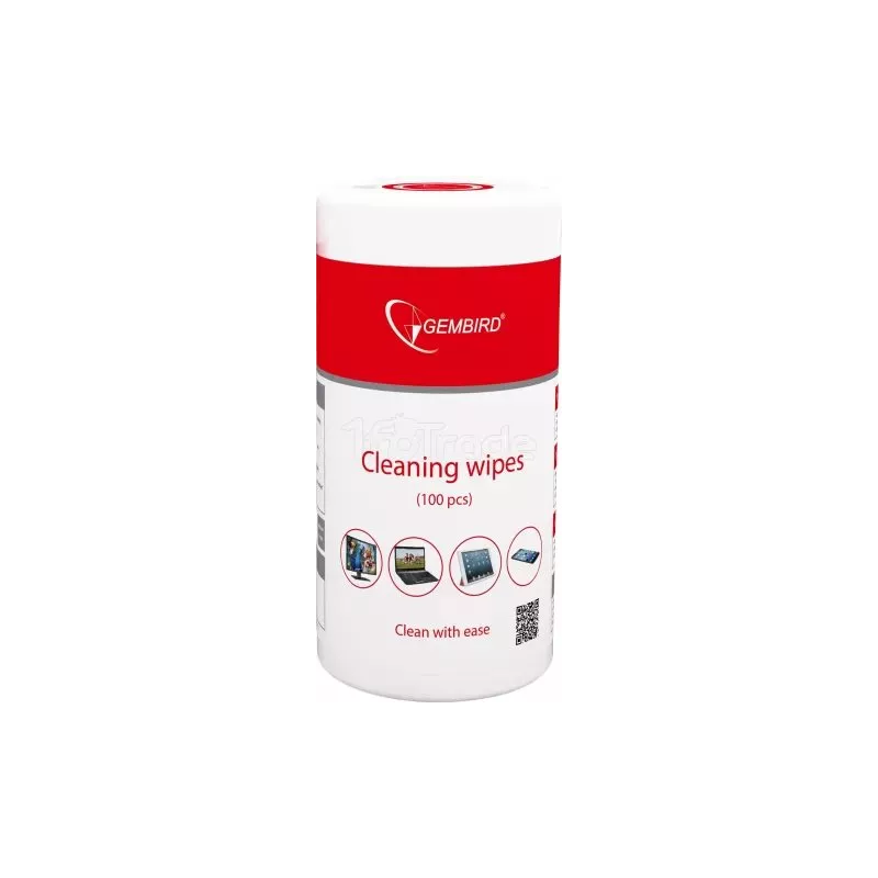 Boite de 100 lingettes nettoyantesGembirdpour ecran… | MonPC.Store