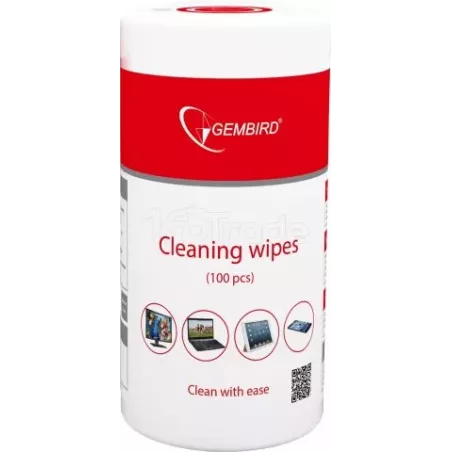 Boite de 100 lingettes nettoyantesGembirdpour ecran… | MonPC.Store