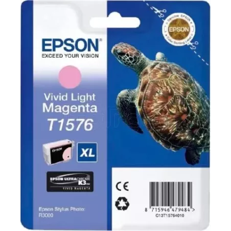 Cartouche d'encreEpsonTortue T1576 XL (Magenta clair) | MonPC.Store