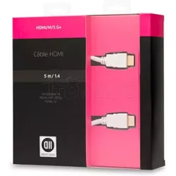 Cable HDMI 1.4D2 Diffusion5m M/M (Blanc) | MonPC.Store