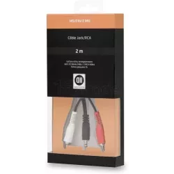 Cable audio D2 Diffusion Jack 3,5mm vers 2x RCA 2m M/M… | MonPC.Store