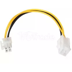 Cable rallonge d'alimentation P4 M/F 20cm | MonPC.Store