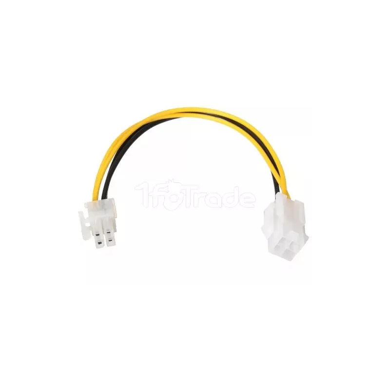 Cable rallonge d'alimentation P4 M/F 20cm | MonPC.Store