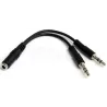 Adaptateur Startech jack 3,5 mm 4 broches F vers 2 x… | MonPC.Store