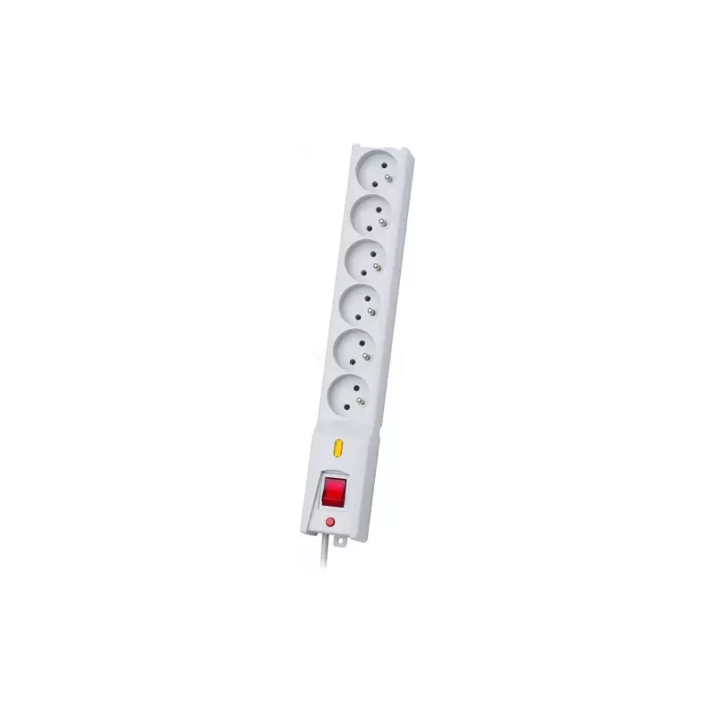 Multiprise Lestar 6 prises + Interrupteur 1.50m LXA610 | MonPC.Store