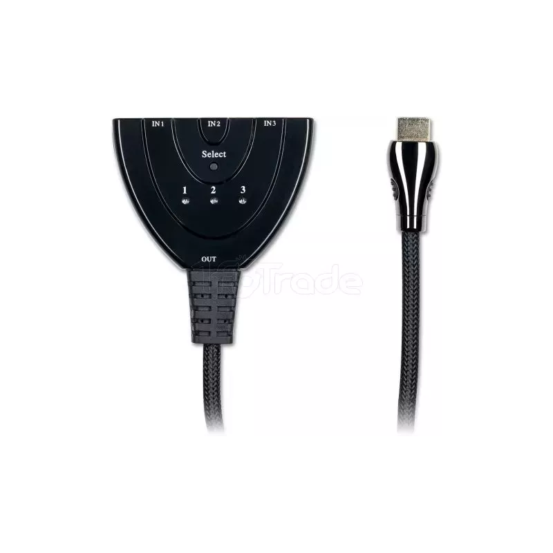 Switch HDMI D2 Diffusio 3 ports (3 entrées / 1 sortie) | MonPC.Store