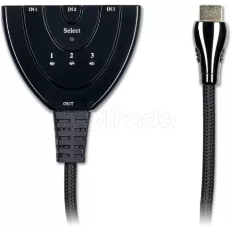 Switch HDMI D2 Diffusio 3 ports (3 entrées / 1 sortie) | MonPC.Store