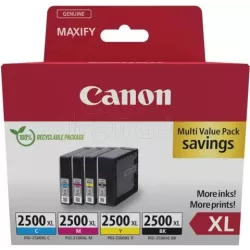 Pack de 4 Cartouches d'encreCanonPGI-2500XL (Couleurs… | MonPC.Store