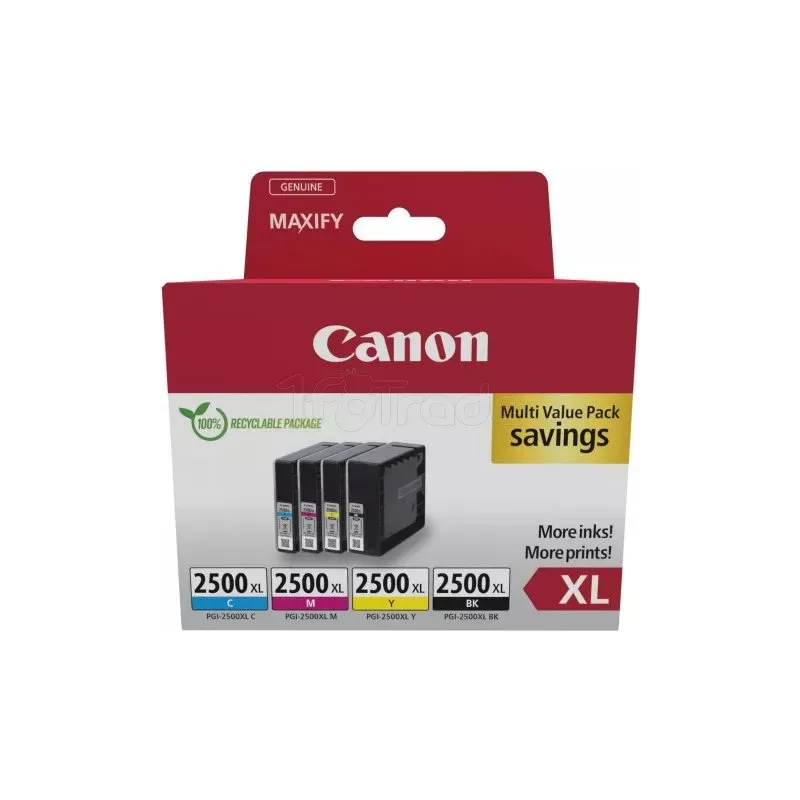 Pack de 4 Cartouches d'encreCanonPGI-2500XL (Couleurs… | MonPC.Store