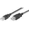 Cable USB 2.0Goobay3m M/F (rallonge) | MonPC.Store