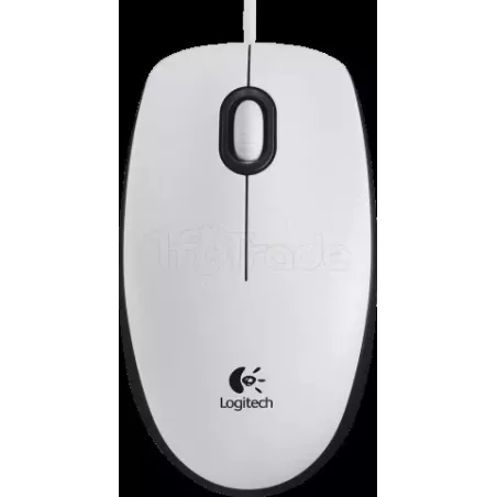 Souris filaireLogitechB100Optical USB (Blanc) | MonPC.Store