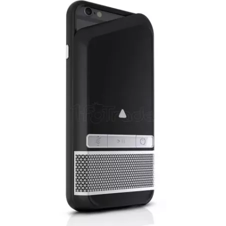Coque ZAGG pour iPhone 6 avec enceinte integrée - Noir | MonPC.Store