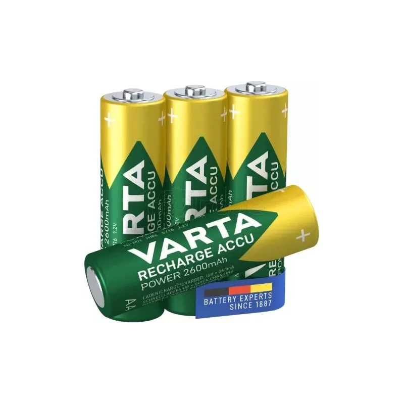 Lot de 4 piles rechargeablesVartaRecharge Accu… | MonPC.Store