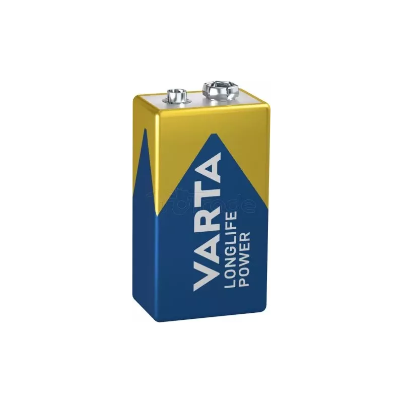 Pile AlcalineVartaLonglife Powertype E-Block (6LR61) 9V | MonPC.Store