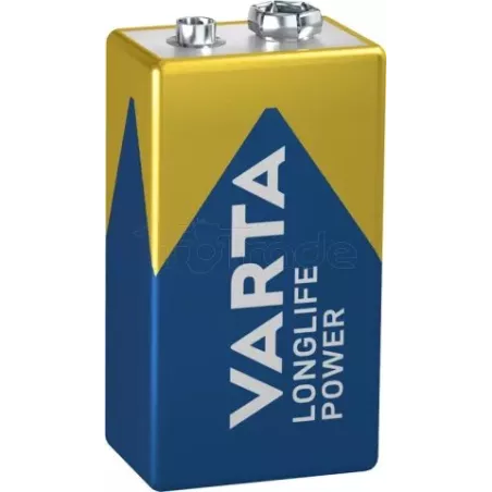 Pile AlcalineVartaLonglife Powertype E-Block (6LR61) 9V | MonPC.Store